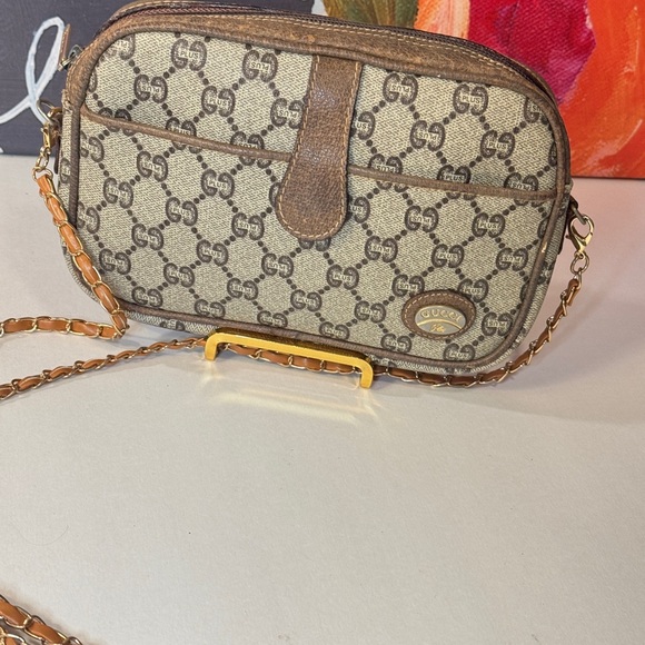 Gucci Plus Monogram Crossbody Bag - Picture 1 of 15